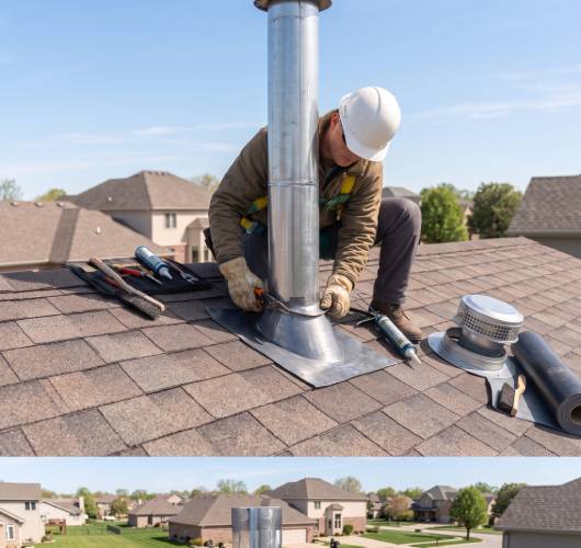 Flue Flashing Installation Process