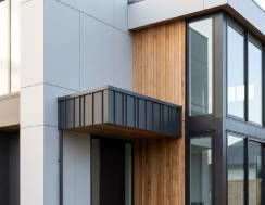 Wall cladding installation project