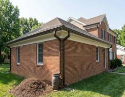 Completed downpipe installation